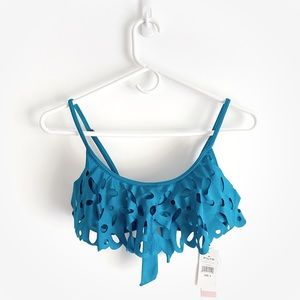 NWT PILYQ Bikini set blue/teal size S